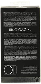 Ouch! Ring Mouth Gag, Black, X-Large
