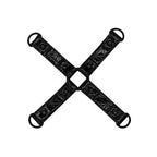 Ouch Leather Hand And Leg Cuffs, Black
