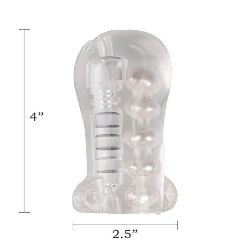 Topco Tlc Pearl Pleasure Cyberskin Comfort Grip Stroker