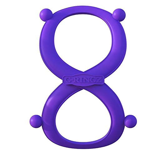 Pipedream Fantasy C-Ringz Infinity Ring Dildo, Purple, 1 Pound