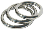 Sportsheets Manbound Metal C*Ckring, (3-Pack)