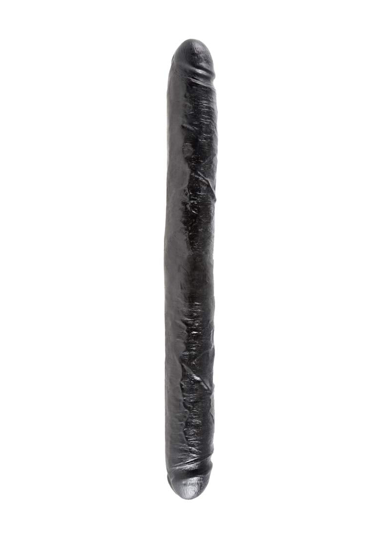 Pipedream King Cock Thick Double, Black, 16 Inch