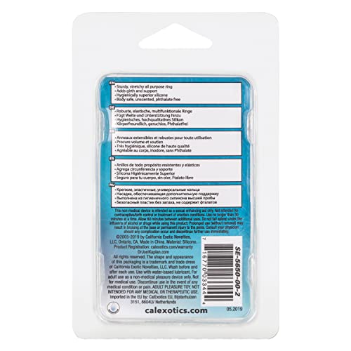California Exotics Dr. Joel Kaplan Silicone Prolong Ring, Clear