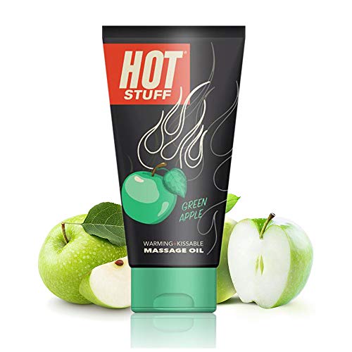 Topco Hot Stuff Warming Oil, Green Apple, 6 Fluid Ounce (177 Ml) Tube