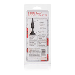 Calexotics Booty Call Booty Starter- Silicone Butt Plug With Suction Cup Base - Waterproof Anal Fetish Sex Toys For Couples - Black