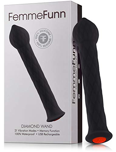 Diamond Wand Body Massager Clitoral and GSpot Stimulator 21 Function Mode Personal Intimate Massager MultiFunction Adult Toy S