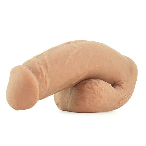 Doc Johnson - Pack It - Prosthetic Flaccid Penis - Realistic Size And Feel - Heavy (200 G)- Caramel