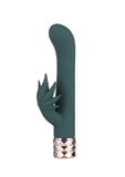 Kusha Crystal Gems Usb Rechargeable 10-Function G-Spot Rabbit-Style Vibrator - Gray