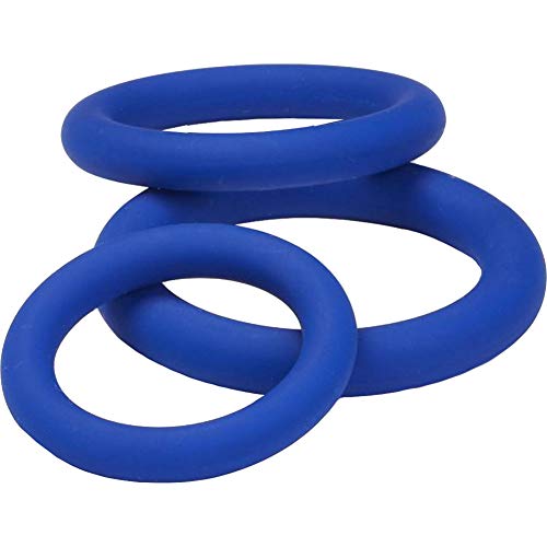 Cloud 9 Pro Sensual Silicone C-Ring 3 Size Pack (Blue)