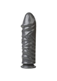 Doc Johnson American Bombshell - Bunker Buster - Dildo Or Butt Plug With Suction Cup - Gunmetal Grey
