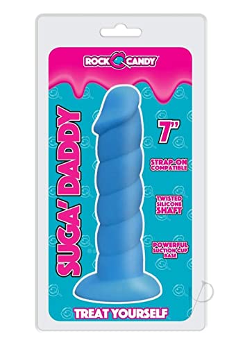 Suga-Daddy 7 Inch Dong - Blue