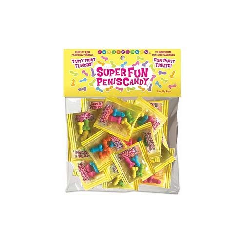 Super Fun Penis Candy 25 Individual Fun-Size Packages