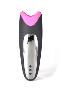 Piper USB Rechargeable Multi Function Masturbator With Suction - Black/pink