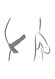 Silicone Prostate Stroking Vibrator With Remote Control