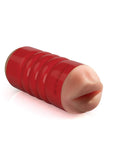 Pipedream Extreme Toyz Tight Grip Mouth And Ass Masturbator, Red, 1 Pound