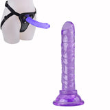 Strap On Dildo, Realistic Penis Penetration with Suction Cup, Realistic Dildo Adult Vaginal Anal Sex Toys for Women Masturbator