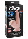 King Cock Triple Density 6In W/Swing Bal