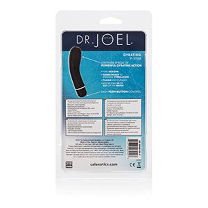 Calexotics Dr. Joel Kaplan Gyrating P Stim - Waterproof Vibrating Anal Sex Toys For Couples - Adult Prostate Stimulator Vibrator - Black