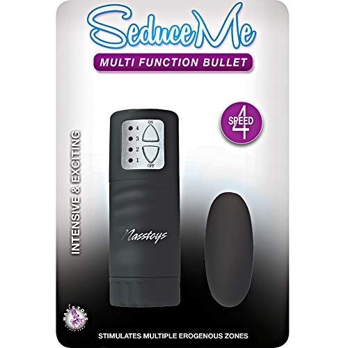 Seduce Me Multi Function Bullet Black