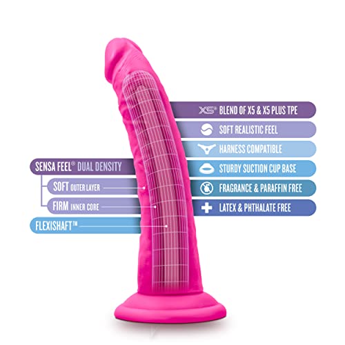 Au Naturel Bold Jack Dildo 7In Pink