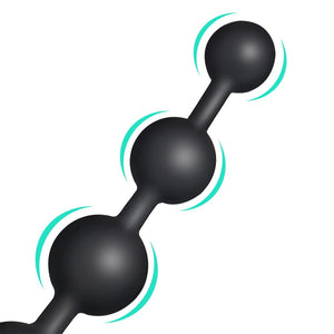 Silicone Anal Beads Butt Plug-Flexible Anal Chain Sex Toys with Different Size Anal Balls Prostate Massage Anal Trainer Anal Plu
