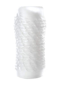Doc Johnson Optimale - Ultraskyn - Reversible Stroker With Storage Case - Link - Frost