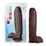 Au Naturel Huge Dildo 10In Chocolate