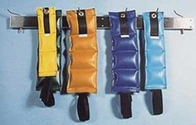 Wall-mount Storage Rack for Cuff, Ankle & Wrist Weights, Single