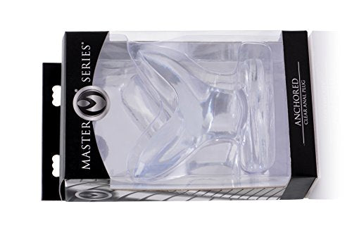 Master Series Anchored Clear Anal Plug