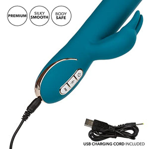 CalExotics Jack Rabbit Signature Collection Rocking G Rabbit - Waterproof Silicone Vibrator Sex Toys for Couples - Luxury Adult