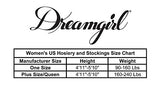 Dreamgirl WomenS Plus Fishnet Halter Dress With Neck Ties And Attached Thigh Highs Black One Size