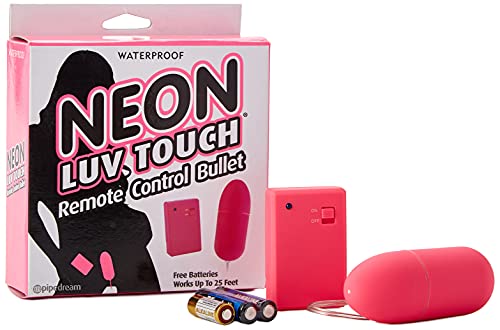 Neon Luv Touch Remote Cntrl Bullet Pink