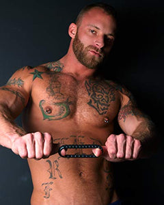 Perfectfit Brand Ribbed Ring Cock Ring, Pfblend, Tpr/Silicone Blend, Durable, Stretchy, Tight Fit, Black