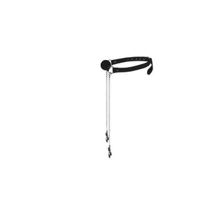 (Wd) Ball Gag W/Nipple Clamps