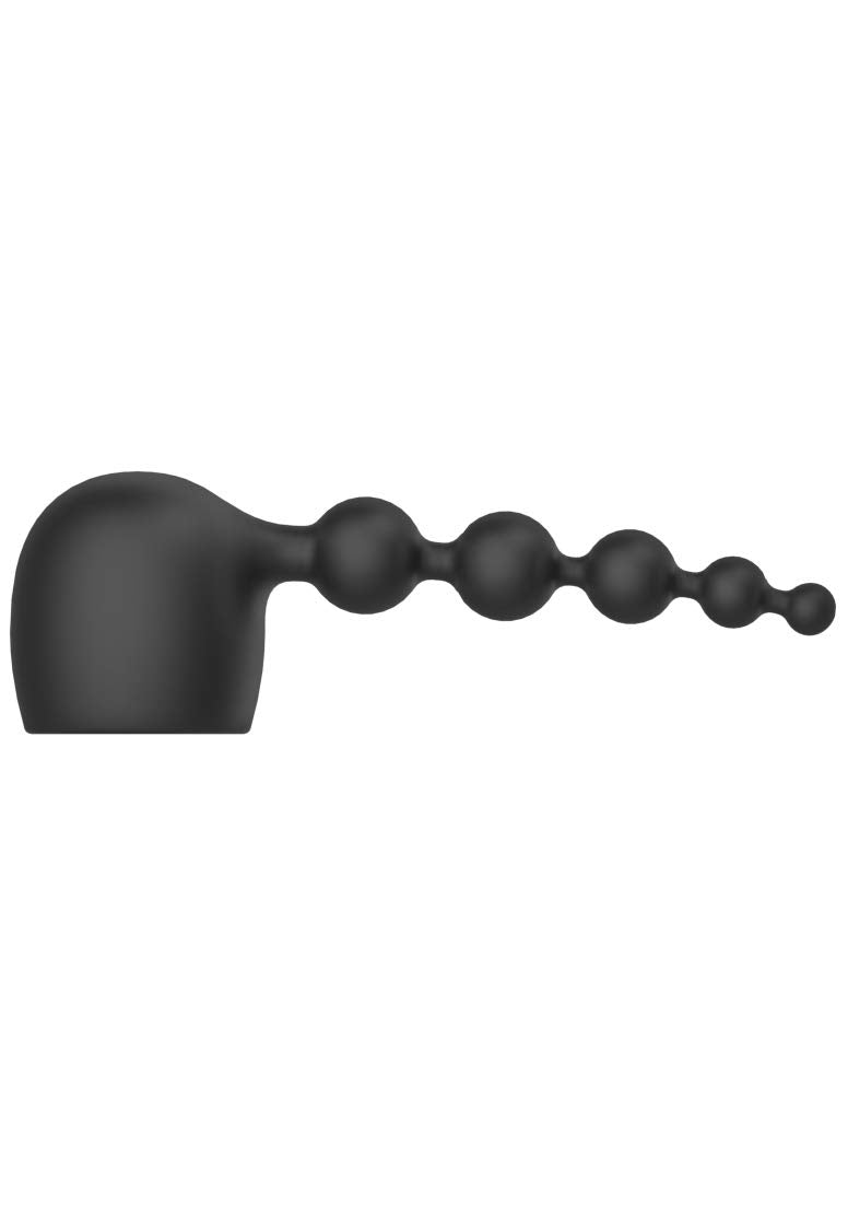 Doc Johnson - Ultra Powerful Full Size Wand Body Massager, 8 Unique Vibration Patterns, Phthalate-Free, Body-Safe (Black)