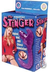 The Stinger Vibrating Vaginal Anal And Clitoral Stimulation, Purple