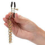 CalExotics Ride 'Em Premium Denim Collection Nipple Clamps for BDSM - SE-2708-08-2