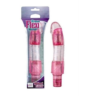 California Exotics 10 Function Flexi Massager, Ribbed Lover