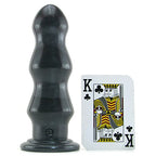 Doc Johnson American Bombshell - B-7 Tango - Vac-U-Lock And F Machine Compatible Dildo Or Butt Plug - Gunmetal Grey