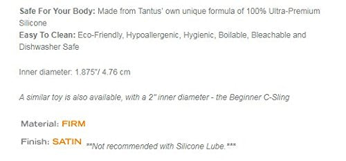 Tantus Csling  100 Ultrapremium Silicone Cockpenis Ring Adjustable Band Prostate Massager Sexadult Toys For Men Couples  Bl