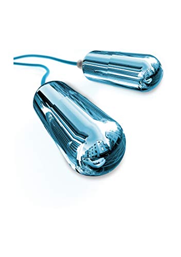 Classix Dual Vibrating Head Teaser - Blue/Clear