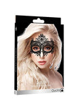 Ouch! Queen Black Lace Mask  - Black
