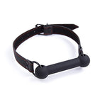 Leather Restraints Ball Mouth Plug Silicone Bondage Ball Gag Bondage Restraints Bite Gag Adult Sex Toys Leather Bondage Toys Fau