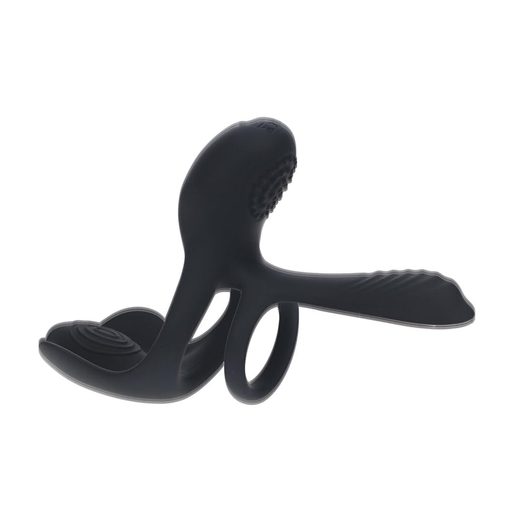 LEVELZ Triple Motor Vibr Sili C-Ring Blk