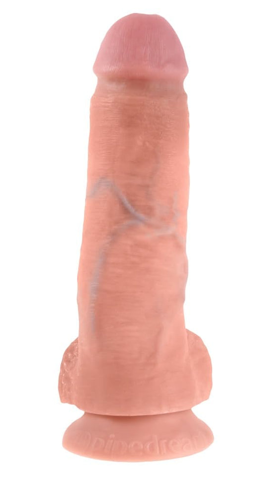 King Cock - 8In Cock W/ Balls Flesh