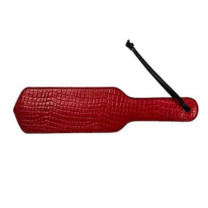 Leather Paddle Burgunday /Black
