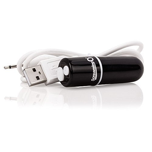 Screaming O Charged Vooom Rechargeable Bullet Vibe, Black