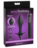 Anal Fantasy Elite Auto-Throb Inflatable Vibrating Plug - Black