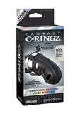 Pipedream Fantasy C-Ringz Hardcore Silicone Cock Block Dildo, Black, 1 Pound