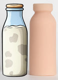 Parent-Proof! Stroker 'Milk Bottle' Male Masturbator, Pocket Pussies, Sex Toy for Adult Men's Masturbation, Sex Dolls for Men Se
